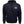 A black pullover hoodie with a drawstring hood and kangaroo pocket, featuring a small red and white graphic on the left chest that reads 'DEMONS GAMBLING'.