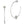 Harley-Davidson Women's Open Bar & Shield Hoop Earrings, Silver Brass Finish 34G00241