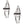 A pair of silver-toned drop earrings with a central horizontal bar set with four small black stones, shown on a plain white background.