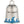 Harley-Davidson Bar & Shield Blue Wave Enamel Ride Bell, Silver Finish 34M00249