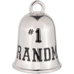 Harley-Davidson #1 Grandma Bar & Shield Logo Ride Bell, Silver Finish 34M00313