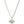 Silver chain necklace with Harley-Davidson pendant on a white background