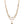 Harley-Davidson Women's Crystal Stone Bar & Shield Multirow Chain Necklace, Gold 34N00345