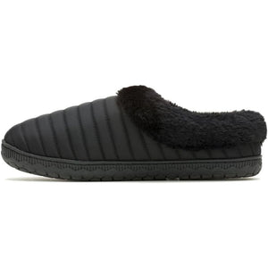 Harley-Davidson Men's Cosgrove Fur Lined  Slide-On House Slippers, Black D93927