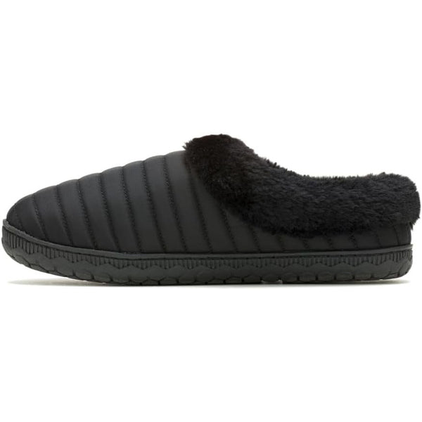 Harley-Davidson Men's Cosgrove Fur Lined  Slide-On House Slippers, Black D93927