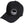 A black baseball cap featuring a white embroidered skull logo on the front, set against a plain white background.