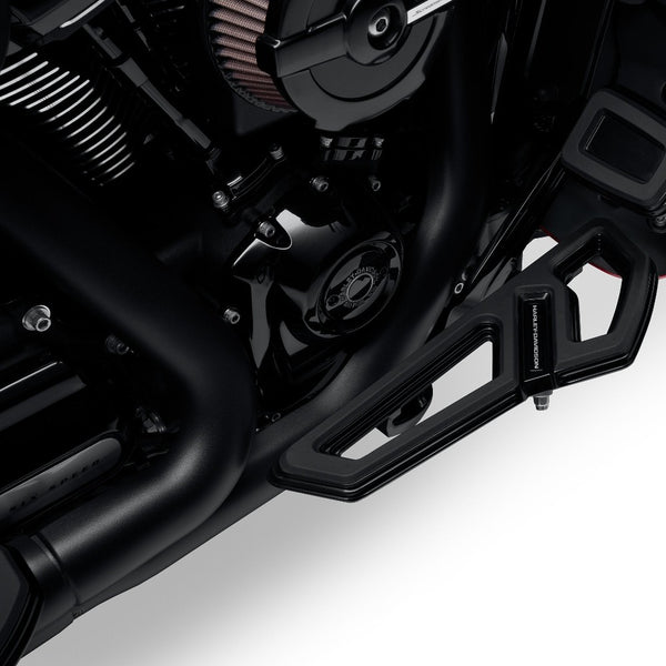Harley-Davidson Empire Rider Footboard Kit Set, Black Anodized Finish 50501933