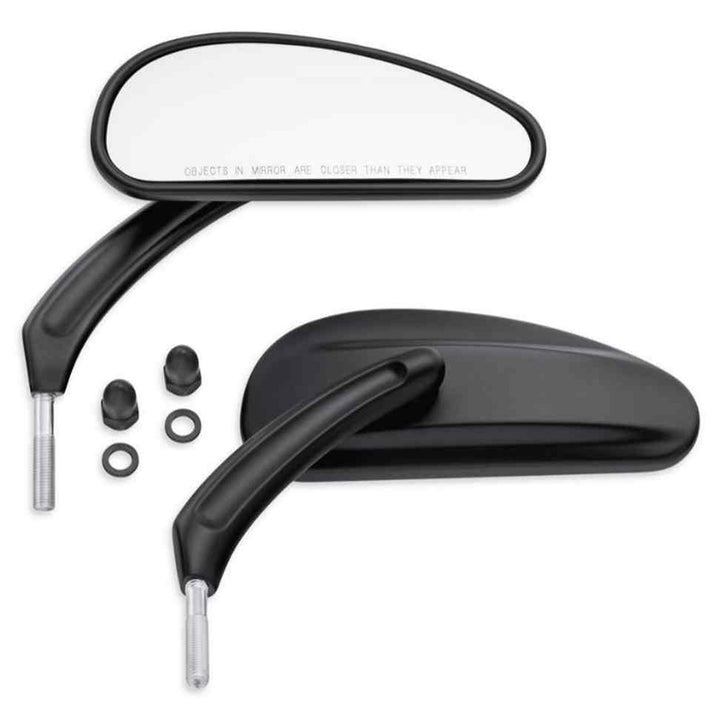 Harley-Davidson Profile Custom Mirrors, Stain Black, Fits XG Models 56000135