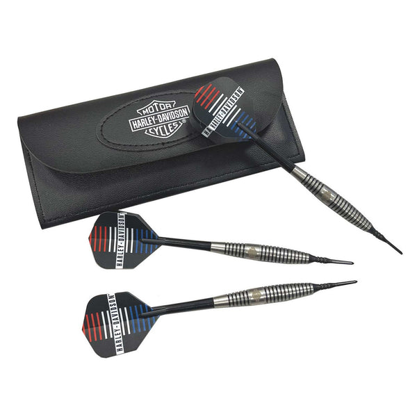 Harley-Davidson Freedom RWB Conversion 20 gr. Steel & Soft Tip Darts w/Carrying Case Black DW61655