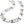 A silver-toned metal chain necklace featuring repeating Harley-Davidson logo links on a plain white background.