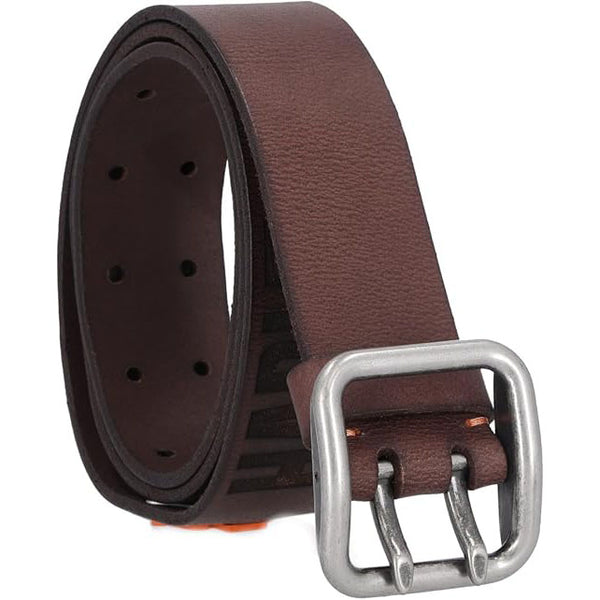 Harley-Davidson Men's Enamel Plaque Bar & Shield Logo Leather Belt, Brown BMM072/73