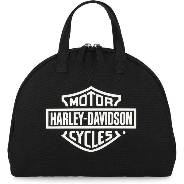 Harley-Davidson Women's Bar & Shield Logo Travel Cosmetic Bag w/Handles, Black MWW005