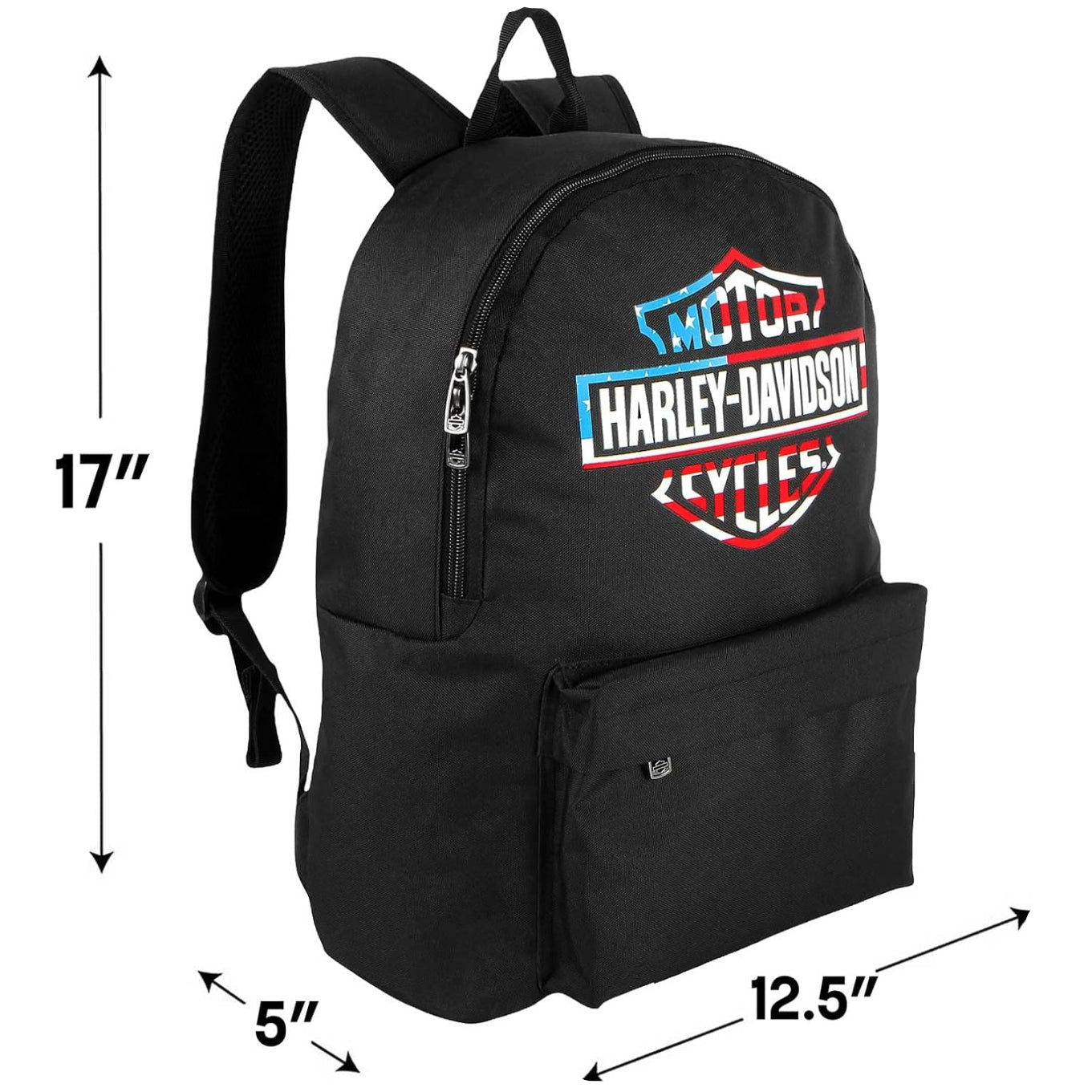Harley-Davidson Americana Backpack, Black/Red/White/Blue