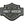 Harley-Davidson embroidered patch in the brand's classic bar-and-shield logo, featuring black, white, and gray colors on a plain white background.