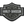 An embroidered Harley-Davidson patch in the brand's classic bar-and-shield style, featuring black, white, and gray colors on a plain white background.