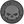 A circular Harley-Davidson Motorcycles embroidered patch featuring a gray skull emblem in the center with the brand name arched above and below in gray lettering on a black background.