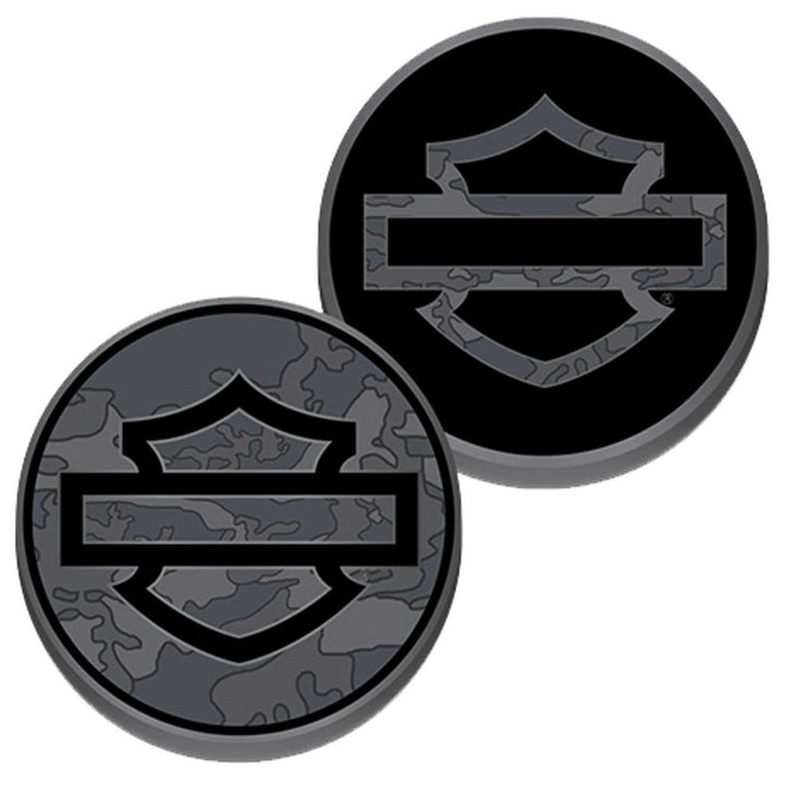 Harley-Davidson Camo Bar & Shield Metal 1.75" Challenge Coin, Black 8016265