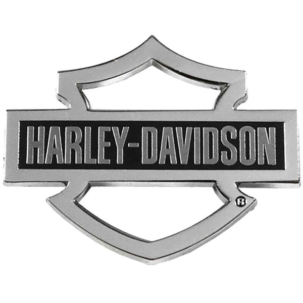 Harley-Davidson 1.5 inch. Hollow Harley Bar & Shield Metal Pin, Silver Finish 8017583