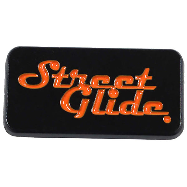 Harley-Davidson 1 in. Street Glide Bike Model Metal Pin, Black & Orange 8017729