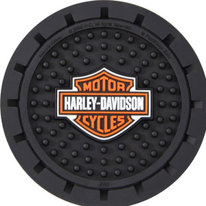 Harley-Davidson Orange Bar & Shield Drink Holder Coasters Set of 2 PL360