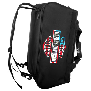 Harley-Davidson Bar & Shield Americana Logo Logo Graphic Durable Duffel Bag, Black 90410-AM