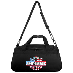 Harley-Davidson Bar & Shield Americana Logo Logo Graphic Durable Duffel Bag, Black 90410-AM