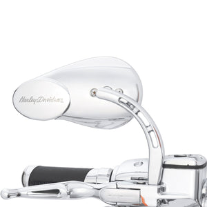 Harley-Davidson Chrome Plated Split Vision Mirror Set, Silver 92190-06