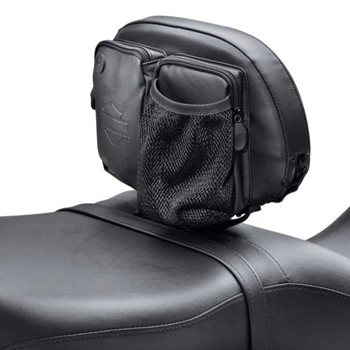 Harley-Davidson Rider Backrest Organizer, Fits 09-later Models, Black 93300098