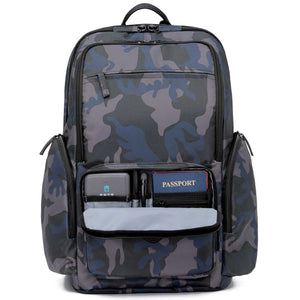 Harley-Davidson Bar & Shield Logo Crinkle Nylon Water-Resistant Backpack, Camo 93814