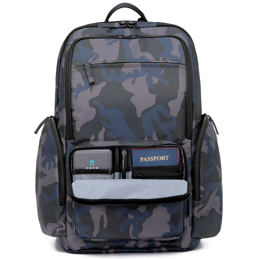 Harley-Davidson Bar & Shield Logo Crinkle Nylon Water-Resistant Backpack, Camo 93814