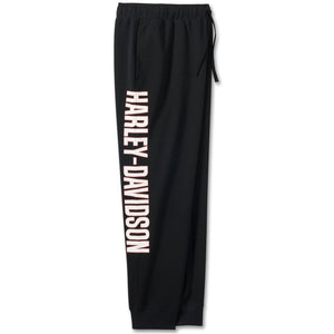 Harley-Davidson Men's Relaxed Fit Elastic Sweatpants, Black Beauty 99195-24VM