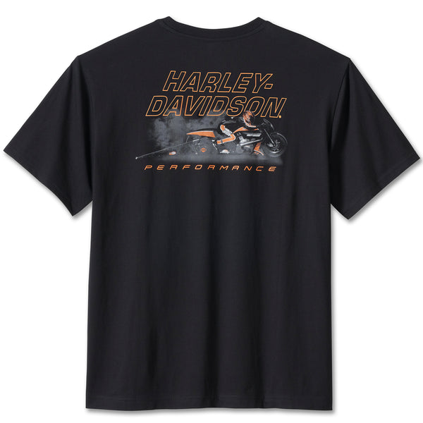 Harley-Davidson Men's Racing Short Sleeve Shirt, Black 96060-24VM