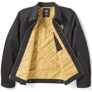 Dickies x Harley-Davidson Quilted Lined Eisenhower Long Sleeve Jacket, Black 96085-26VX