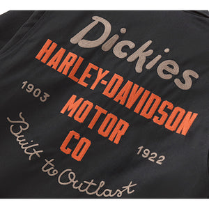 Dickies x Harley-Davidson Quilted Lined Eisenhower Long Sleeve Jacket, Black 96085-26VX