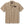 Beige short-sleeve shirt with button details on a white background