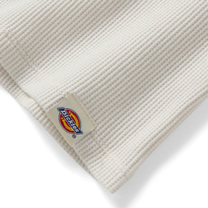 Harley-Davidson x Dickies Women's Winged Horseshoe Thermal Long Sleeve Shirt, White 96111-26VW
