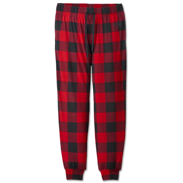 Harley-Davidson Women's Bar & Shield Logo Long Sleeve Plaid Pajama Set, Red/Black 96162-25VW