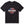 Black t-shirt with Harley-Davidson logo on a white background