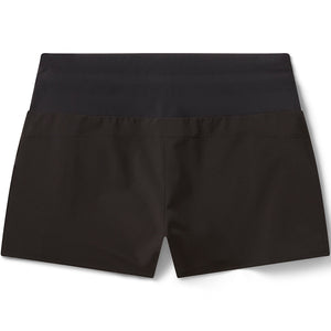 Black shorts on a white background