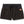 Black shorts with a logo on a white background