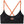 Black sports bra with orange straps and Harley-Davidson logo on a white background