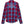 Red and blue plaid shirt with Harley-Davidson logo on a white background