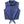 Blue sleeveless shirt with a logo on a white background