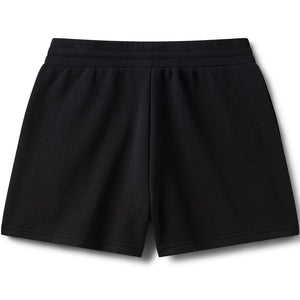 Black shorts on a white background