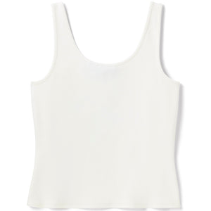 White tank top on a white background
