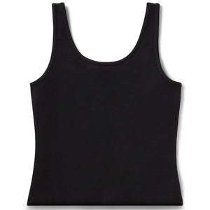 Black tank top on a white background