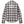 Plaid shirt with a logo on the chest against a white background