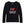 Black long-sleeve shirt with 'I ❤️ HARLEY' text on a white background