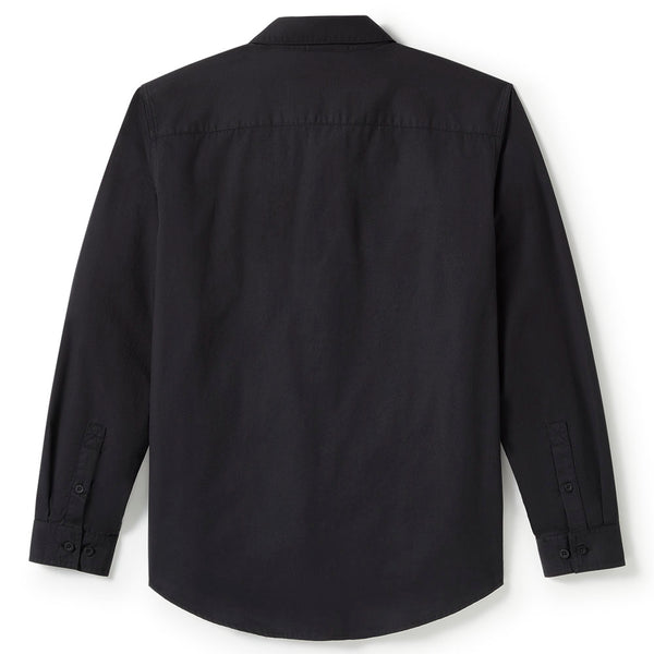 Harley-Davidson Men's Bar & Shield Solid Long Sleeve Shirt, Black 96511-25VM