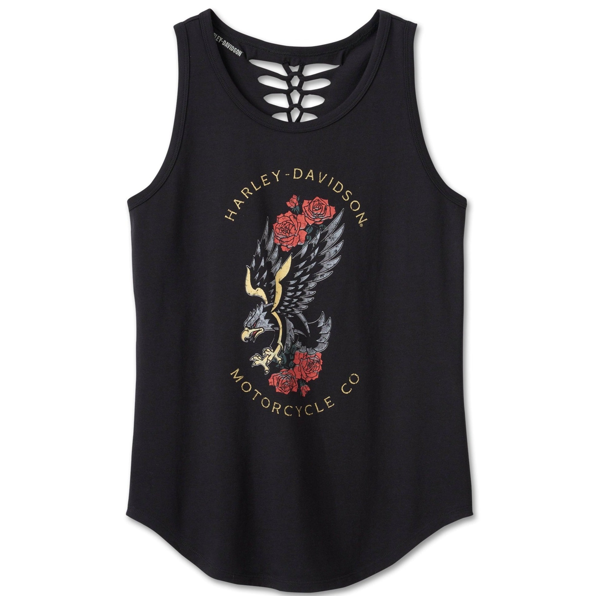 Harley Davidson Biker Tank Top Women's Division Solid Tank Harley